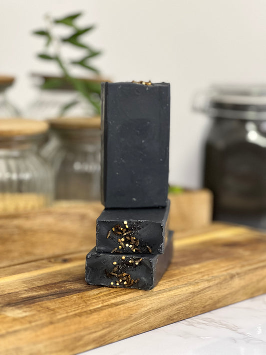 Charbon Végétal - Savon Surgras Purifiant & Détoxifiant