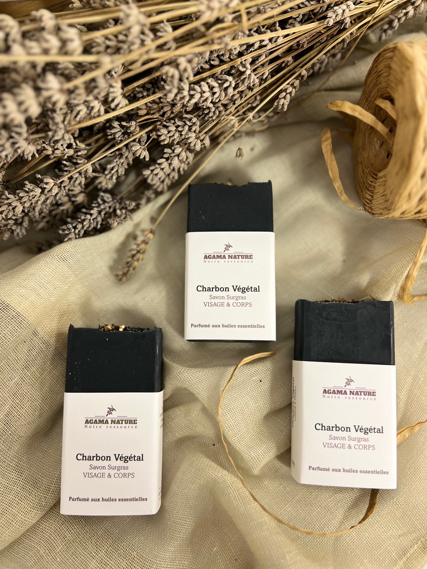 Charbon Végétal - Savon Surgras Purifiant & Détoxifiant